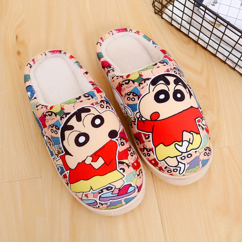 Wholesale Japanese Cosplay Crayon Shin-chan Anime Shoes Winter Warm Soft  Plush Antiskid Indoor Home Slippers For Xmas Gifts - Price history & Review  | AliExpress Seller - Delton Store 