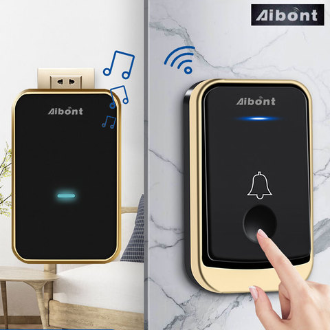 Wireless DoorBell ringbell Home Door Chime Intelligent smart Bell calling ringbell loud  1 2 3 Receiver ► Photo 1/5