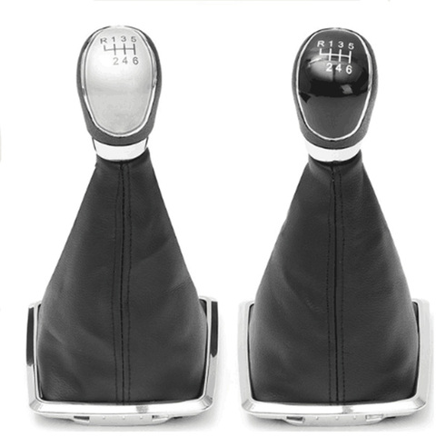 Manual Car Gear Shift Knob Lever Collar Gaiter Boot Cover Case For Ford Focus MK2 2004 2005 2006 2007 2008 2009 2010 2012 ► Photo 1/5