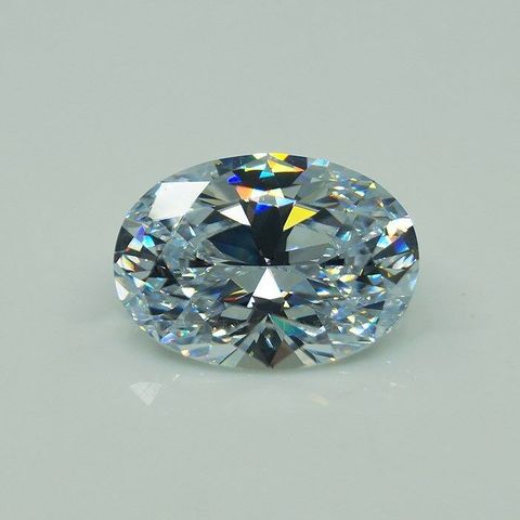 30 CT Huge White Sapphire AAA Zircon 15 * 20MM Oval Cut Loose Gemstones Gems Wholesale ► Photo 1/6