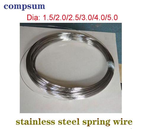 Stainless steel spring wire/hard wire/ Single wire 1.5/2.0/2.5/3.0/4.0/5.0 Spring Steel Wire ► Photo 1/2