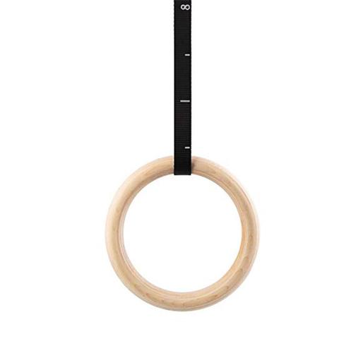 1/2 Pcs Birch Wood Gymnastic Rings Pull Up GYM Ring Home Fitness Strength Training 2.8cm 3.2cm Fitness Equipment Training Ring ► Photo 1/6