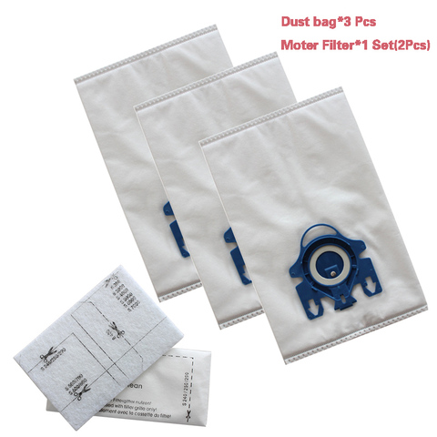 Vacuum Cleaner Cloth Dust Bags With FILTERS fit for Miele Type GN Vacuum Cleaner 2 S2 S5 S8 C1 C3 ► Photo 1/6