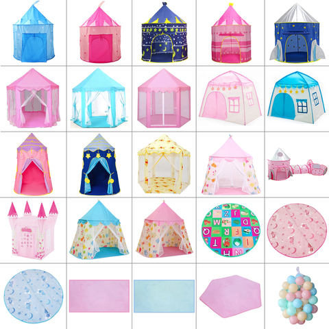 Kid Tent House Portable Princess Prince Castle Infantil Toddler Children Toy Gift Courtyard Garden Crawling Folding Outdoor Tent ► Photo 1/6