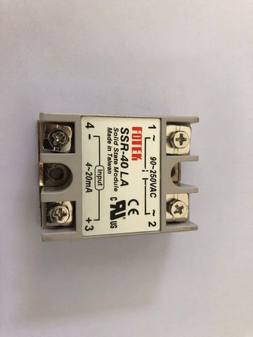 SSR40LA SSR-40LA 4-20mA Input AC 24-380V 40A Output 1 Phase Voltage Regulator Solid State Relay SSR ► Photo 1/2