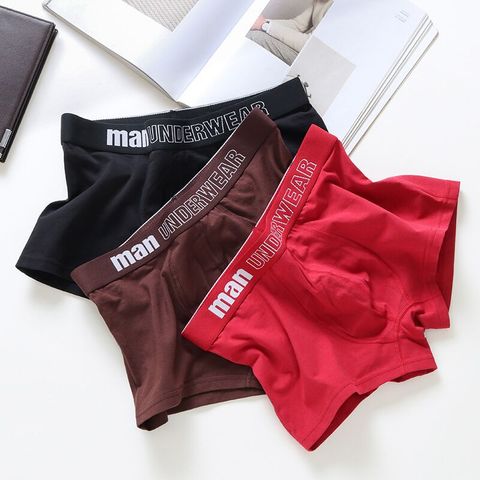 New Fashion Mens Underpants Cotton Boxer Men Panties Comfortable Men Underwear Sexy Solid Cuecas Trunks Brand Cueca Boxer Short ► Photo 1/6