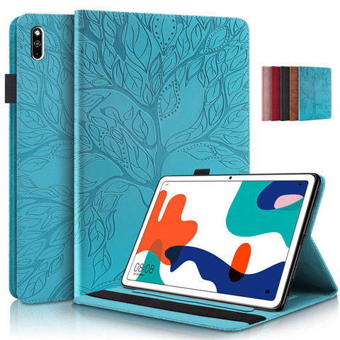 3D Tree Embossed for Huawei MatePad Mate Pad T8 8 inch Case KOB2-W09 L09 Tablet Cover for Funda Huawei MatePad 10.4 10 4 Case ► Photo 1/6