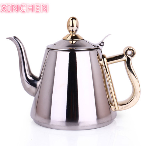 XINCHEN 2022Stainless Steel Teapot Kettle Induction Cooker Special Gongfu Teapot Home Flat with Filter  1200ML ► Photo 1/6