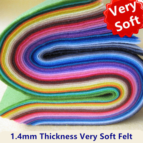 40*50cm Soft Nonwoven Polyester Cloth Felt Fabric For DIY Sewing Toys Crafts Dolls Handmade Needlework Material Home Decor Felts ► Photo 1/5
