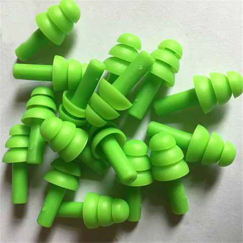 10 Pairs Waterproof Swimming Silicone Swim Earplugs for Adult Swimmers Children Diving Soft Anti-Noise Ear Plug ► Photo 1/6