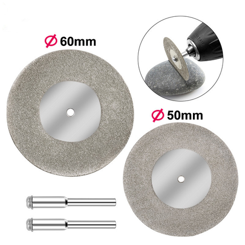 50/60mm Diamond Grinding Wheel Metal Cutting Disc Slice Dremel Accessories For Dremel Rotary Tool With 1 Arbor Shaft ► Photo 1/6