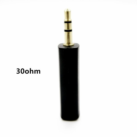 100% New FENGRU Earphone Impedance Plug Conductor 30/80/120 ohm Noise Cancelling adapter 3.5mm Jack for Hifi Player Music Plug ► Photo 1/6