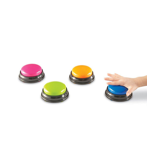 Recordable Talking Button Phonograph Answer Buzzers Voice Recording Sound Button Portable Kids Interactive Toy Noise Makers ► Photo 1/6