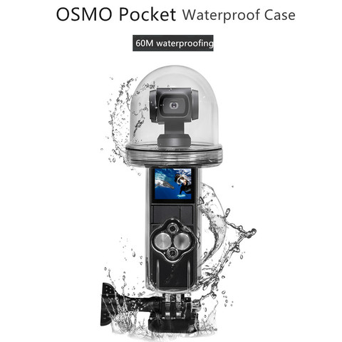 60M Waterproof Housing Case for DJI OSMO Pocket Case Diving Protective Shell for DJI OSMO Pocket Gimbal Camera Accessories ► Photo 1/6