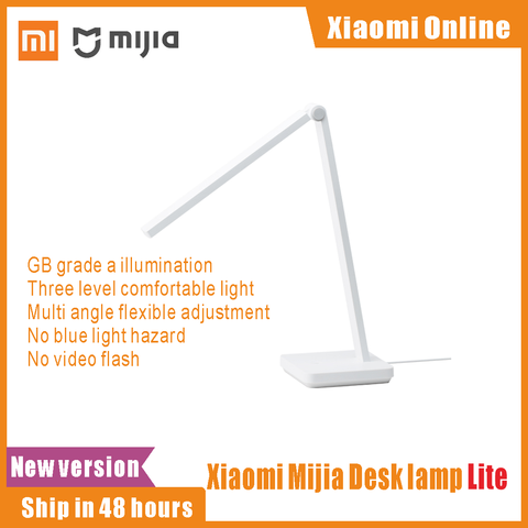 2022 Xiaomi Mijia Table Lamp Lite Touch Switch No Strobe Eye Protection Dimmable LED Desk Reading Light US Plug Shiftable Light ► Photo 1/6