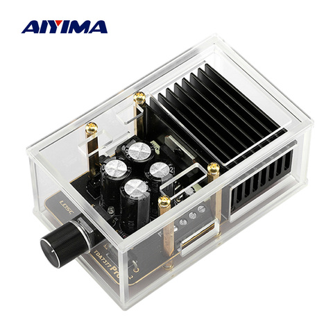AIYIMA 12V TDA7377 Power Amplifier Audio Board 30Wx2 Class AB Stereo Sound Amplificator DIY For 4-8 Ohm Speakers ► Photo 1/6