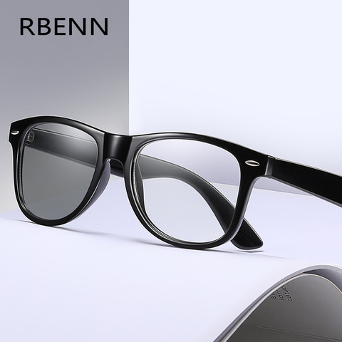 RBENN BRAND DESIGNER Classic Photochromic Reading Glsses Men Women Blue Light Blocking Chameleon Computer Reading Glasses +0.5 ► Photo 1/6