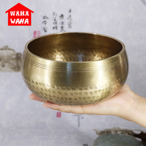 Tibetan Bowl Singing Bowl Wall Dishes Tibetan Yoga Singing Meditation Bowl Decorative-wall-dishes Buddhism Gift Home Decor Craft ► Photo 1/6