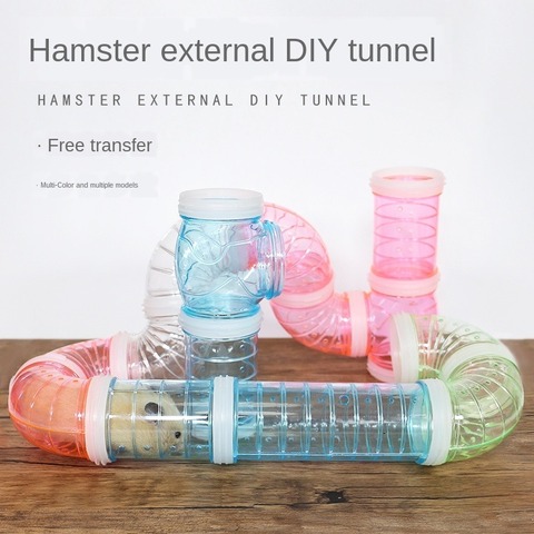 Plastic Training Playing Tools  External Tunnel Hamster Toys Multifunctional Hamster Cage Accessories  Hamster Pipeline WY70401 ► Photo 1/5