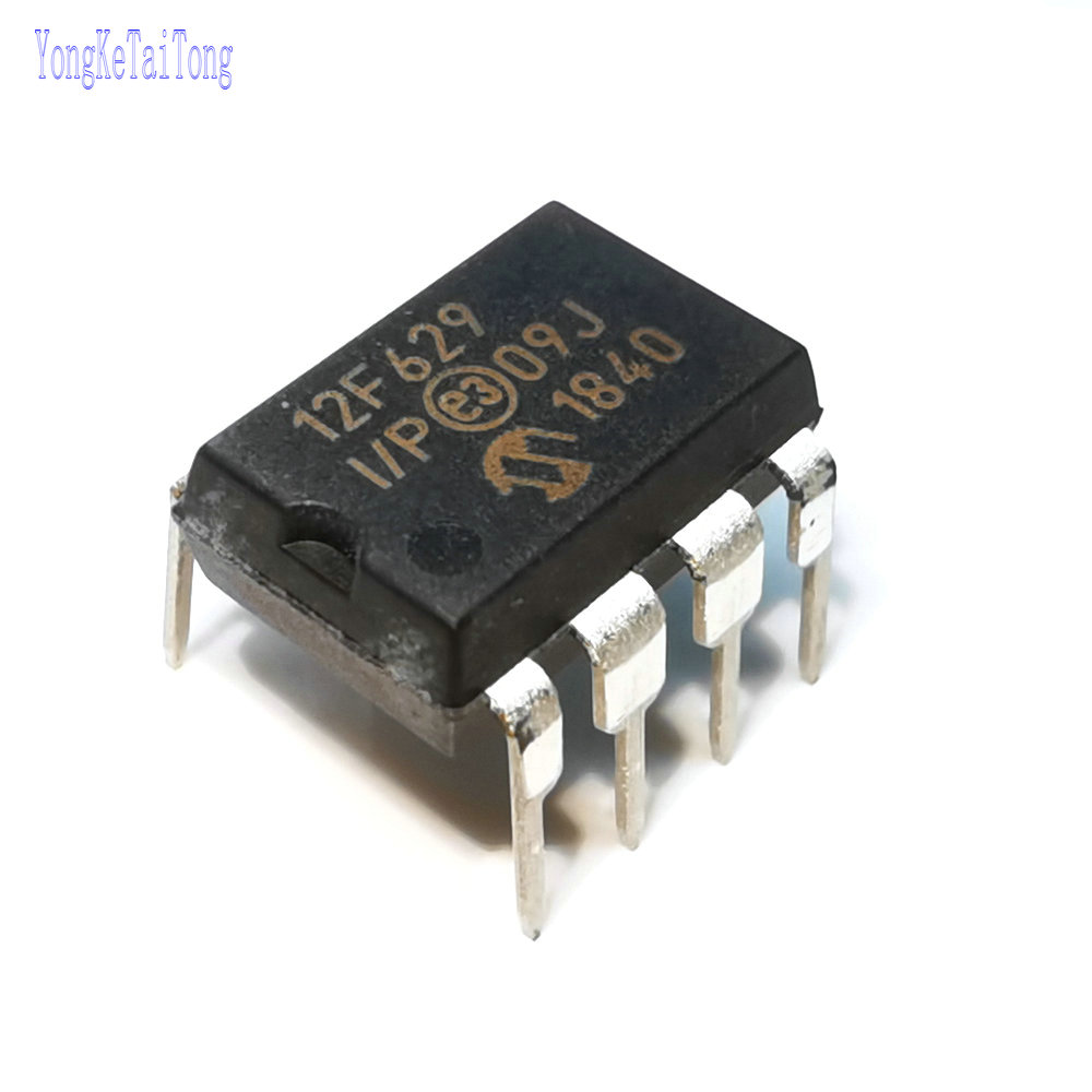 10PCS PIC12F629-I/P PIC12F629 12F629-I/P DIP-8 Microcontroller CHIP IC 