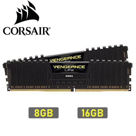CORSAIR Vengeance LPX 8GB 16GB DDR4 PC4 2400Mhz 3000Mhz 3200Mhz Module 2400 3000 PC Cmputer Desktop RAM Memory 16GB 32GB DIMM ► Photo 1/6