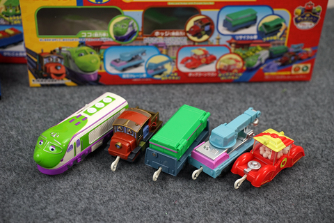 1box Gift box Japanese anime Chuggington Koko toy PVC electric train engine kids  toy ► Photo 1/6