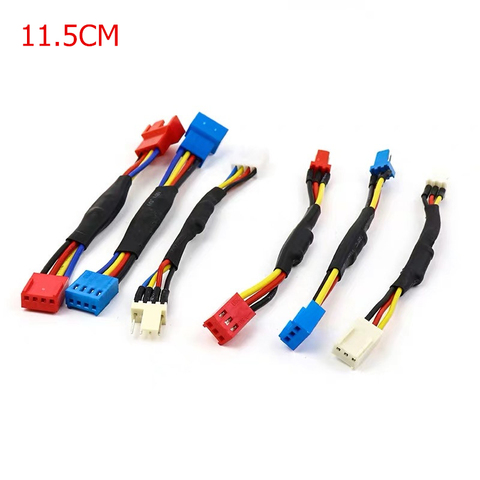 11.5CM Fan Resistor Cable 4 Pin Male to 4Pin Female  Connector Reduce PC CPU Fan Speed Noise Extension Resistor Slow down Cable ► Photo 1/5