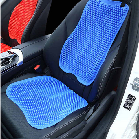 Cool Breathable Silicone Car Seat Cover Cushion Lumbar Back