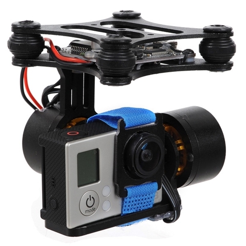 Special price 2 Axis Brushless Gimbal Frame Motor BGC2.0 Controller for Gopro 2 3 4 SJ4000 Camera FPV RTF DIY Drone ► Photo 1/6