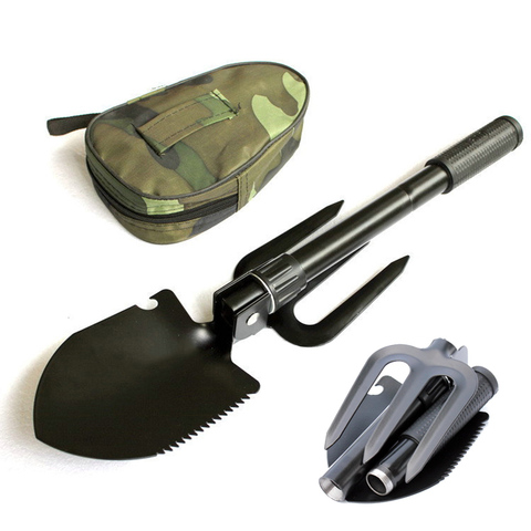 Outdoor Survival Tool Shovel EDC Survival Spade Foldable Multi Tool Folding Survival For Outdoor Camping Hiking Equipment ► Photo 1/6