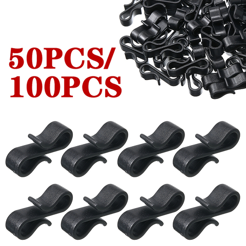 Mayitr Gutter Hooks Heavy Duty Clips New Year Christmas Party Fairy Lights Decoration Clip Tools Parts 50/100pcs ► Photo 1/6