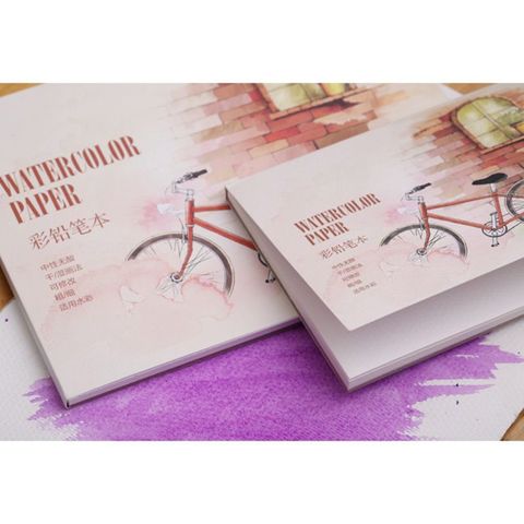 12Sheet A5/A6 Watercolor Sketchbook Paper for Drawing Painting Color Pencil Book  ► Photo 1/6
