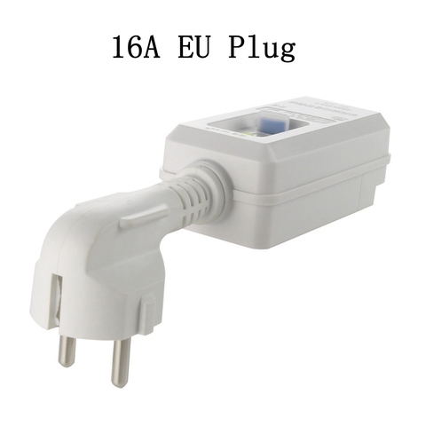 16A 220V 240V EU Plug GFCI Leakage Protection Safety RCD Socket Adaptor Home Circuit Breaker Cutout Powers  Switch ► Photo 1/6