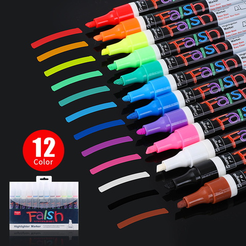 A Pack of 12 Liquid Chalk Markers