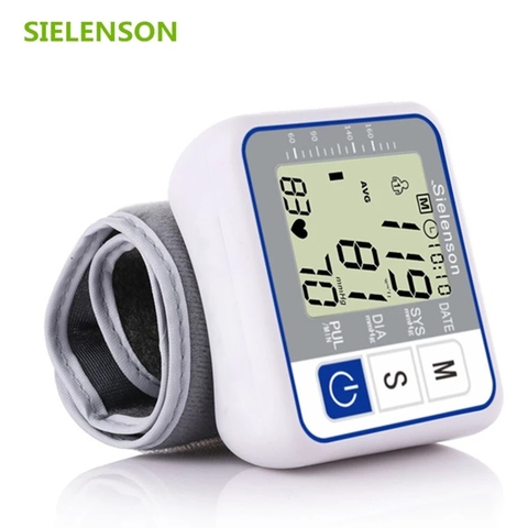 Automatic Wrist Digital Blood Pressure Monitor Tonometer Meter for