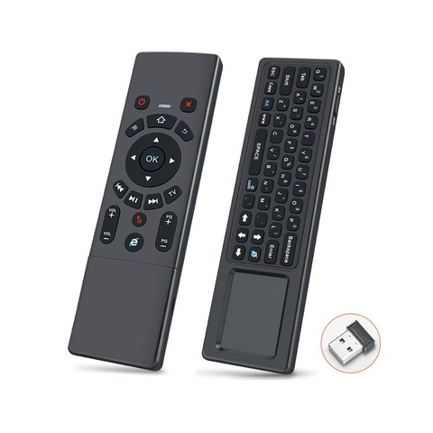 T6 2.4G Fly mouse mini wireless airmouse keyboard with touchpad 3-Gyro 3-Gsensor IR Learning Remote Control ► Photo 1/6