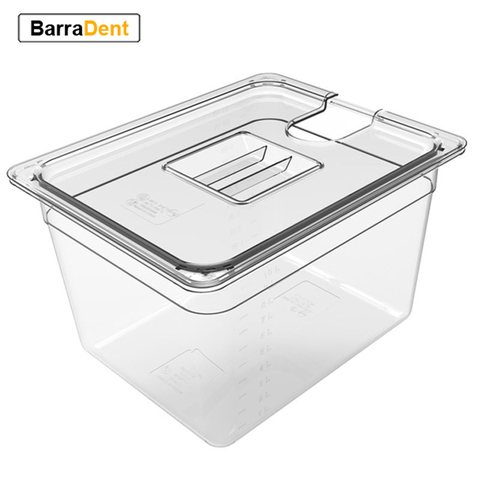 Sous Vide Cooker Container With 3 Sizes 6L 11L 25L For Immersion Circulators Sous-Vide Machine Food Grade PC Material ► Photo 1/6