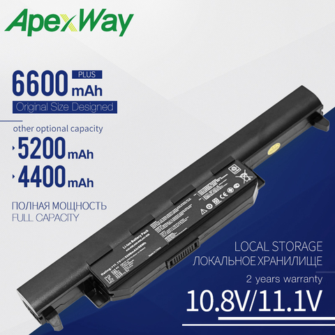 6CELL New Laptop battery A32-K55 A41-K55 For Asus X75A X75V X75VD X45VD X45V X45U X45C X45A U57VM U57A X55U X55C X55A X55V X55VD ► Photo 1/4