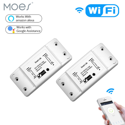 DIY WiFi Smart Light Switch Universal Breaker Timer Wireless Remote Control Works with Alexa Google Home Smart Home ► Photo 1/6