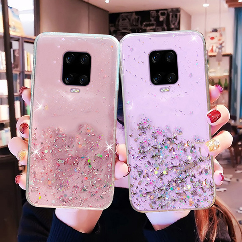 Glitter Sparkle Sequins Soft Cover For Xiaomi Redmi Note 9 8 7 Pro 8T 9S 7A 8A Mi 8 9 SE 10 A2 A3 Lite 6X Case Bling Redmi 9 ► Photo 1/6