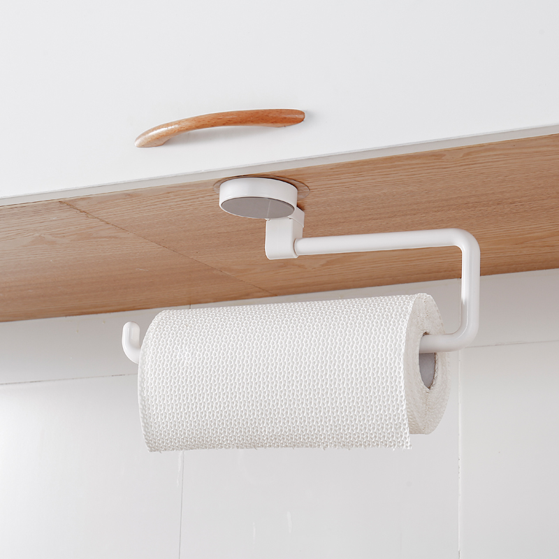Home Kitchen Roll Paper Tissue Towel Hanger Toilet Cabinet  Rack Holder Organize 