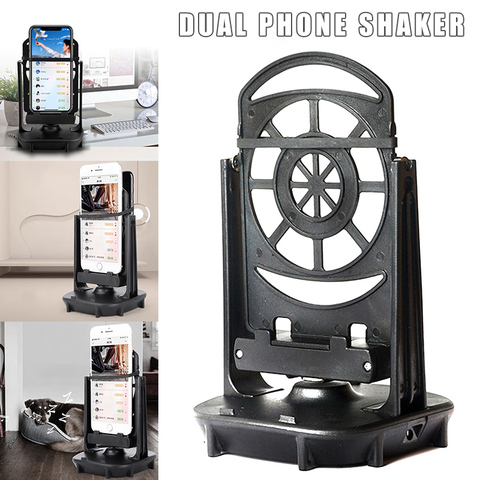 Mobile Phone Shaker for Two Phones Automatic Shake Step Earning Swing Device GDeals ► Photo 1/6