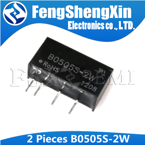 2pcs New  B0505S-2W B0505S-2WR2 DIP-4 DC-DC 2W SIP4 ► Photo 1/1