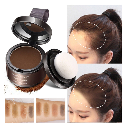 Volumizing  Hair Fluffy Powder Instantly Black Root Cover Up Natural Instant Hair Line Shadow Powder Hair Concealer Coverage ► Photo 1/5