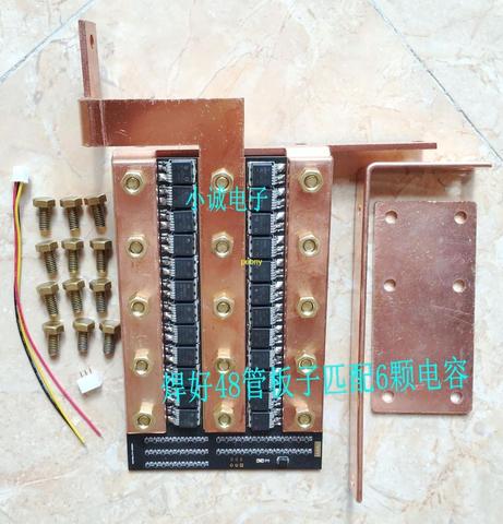 Farah capacitor spot welder power board welded 48 tubes with copper bars spot welder 48 228mos tubes ► Photo 1/1