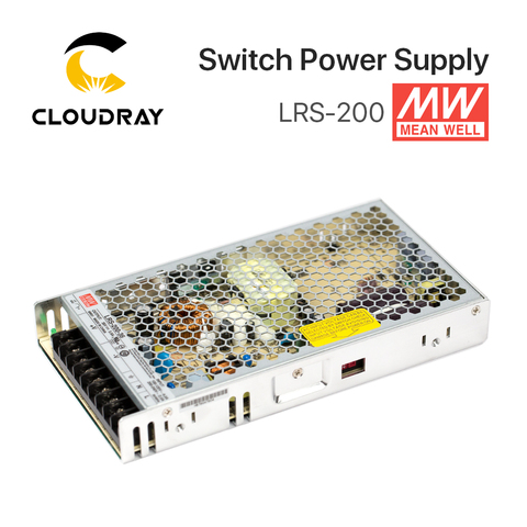 Meanwell LRS-200 Switching Power Supply 12V 24V 36V 48V 200W Original MW Taiwan Brand LRS-200-24 ► Photo 1/5