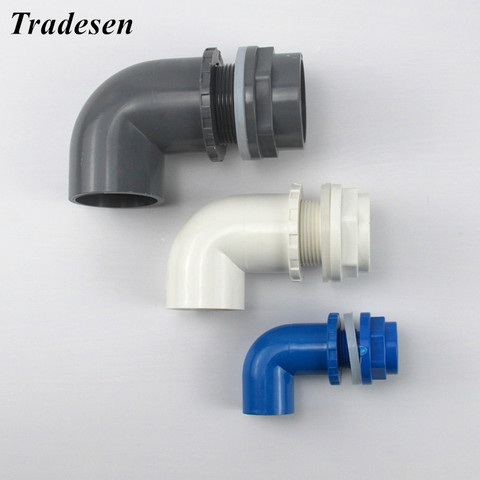 I.D 20/25/32mm L Type PVC Pipe Connectors Thicken Fish Tank Drain Pipe Joints Garden Irrigation Water Supply Tube Drainage Parts ► Photo 1/5