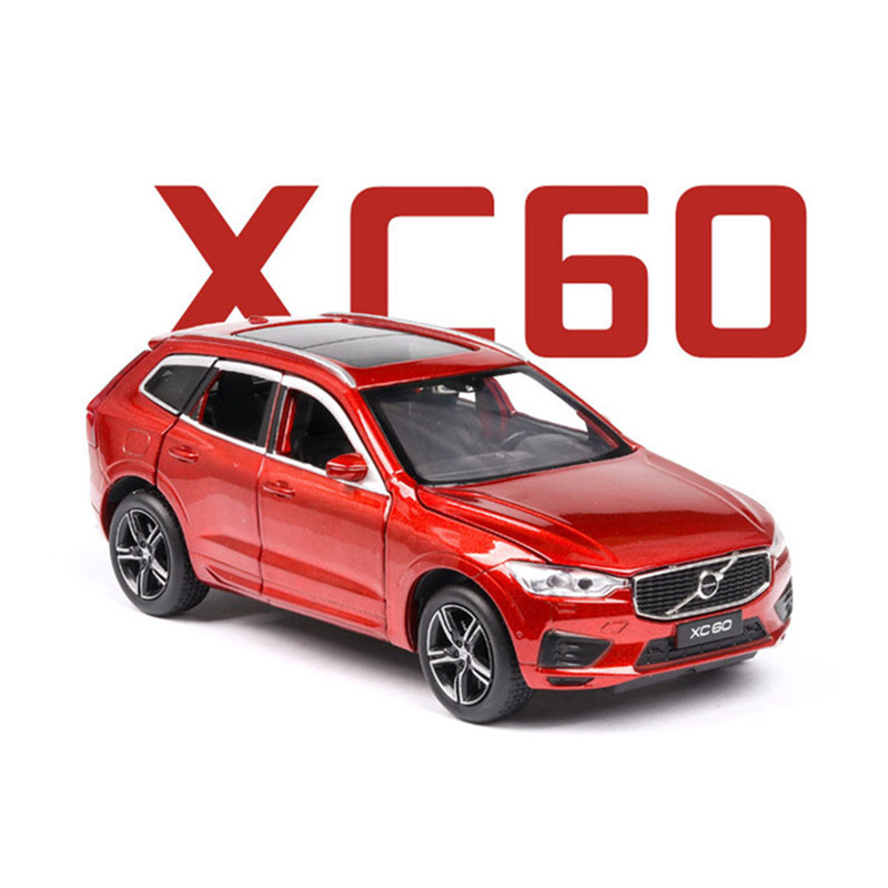 Details about   1:32 Scale 2019 XC60 SUV Model Car Diecast Toy Vehicle Black Sound Light Kids 