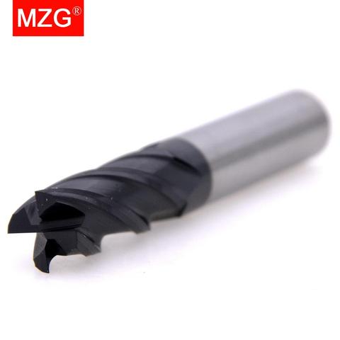 MZG Discount Price Cutting HRC55 4 Flute 4mm 5mm 6mm 8mm 12mm Alloy Carbide Milling Tungsten Steel Milling Cutter End Mill ► Photo 1/6