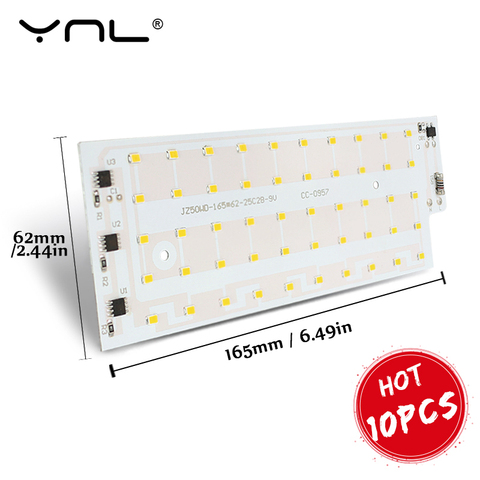 10pcs 50W Led Chip 220V Smart IC Floodlight Outdoor Long Service Time DIY LED Lamp Flood Light Spotlight Lighting SMD 2835 Chip ► Photo 1/6